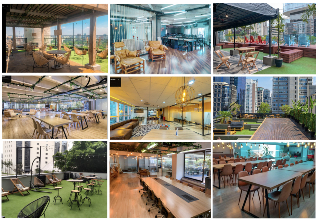 Endereços de coworking da Gowork em São Paulo.